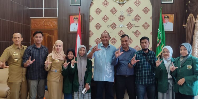F-MIPA USU & Sarjana Pengangguran Audiensi ke Plt Bupati Langkat