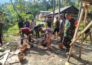 Memasuki Hari ke-3, Kegiatan TMMD Berjalan Lancar di Kabupaten Mamuju