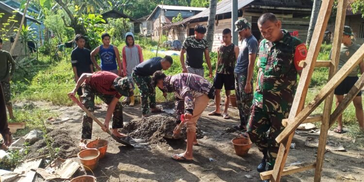 Memasuki Hari ke-3, Kegiatan TMMD Berjalan Lancar di Kabupaten Mamuju
