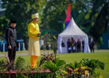Di Upacara HUT Kota Medan Ke-432, Bobby Nasution Minta Dukungan TNI & Polri  Tangani Stunting