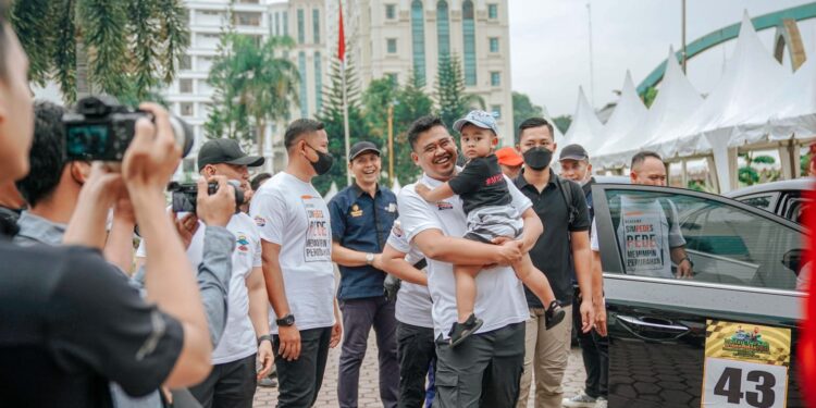 Lepas 50 Peserta Medan Berkah Wisata Rally 2022, Bobby Nasution: Angkat Wisata Kota Medan & Tingkatkan Disiplin Berlalulintas