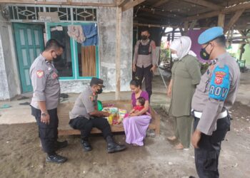 Kapolsek Pabuaran Turun ke Lapangan Realisasikan Program BAAS