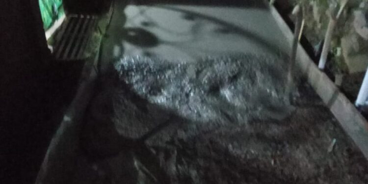 Diduga Proyek Hantu, Proyek Jalan Kp Gebang Desa Sukaragam Kec Serang Baru Tak Dipasang Papan Plang