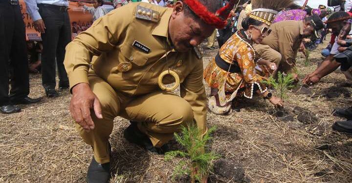 Pembukaan Mini FBLB 2022, Bupati Jayawijaya Tanam Pohon