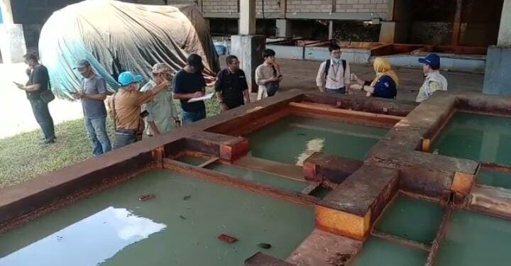 Diduga Tak Punya Izin IPAL, DLH Segel PT Hengtraco Tehnik Indonesian di Cicadas