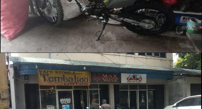 Parkir Ditinggal Ngobrol Motor Wartawan Raib DiGondol Maling DiCileungsi