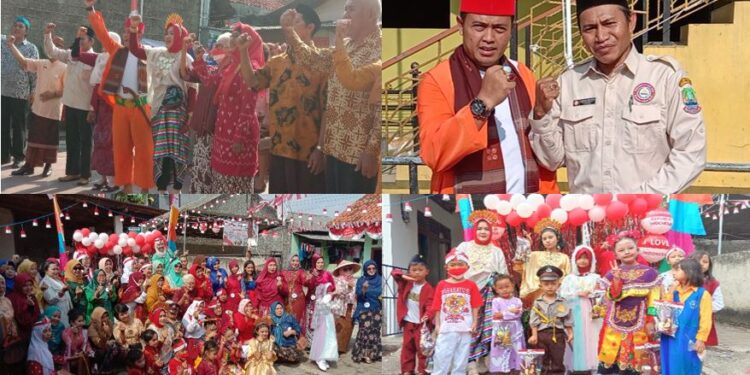 Warga RT 002 RW 10 Jati Warna Ikuti Upacara Bendera HUT RI ke-77