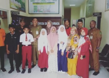 Kadispora Langkat Secara Simbolis Lepas Kontingen Pekan Kebudayaan Daerah