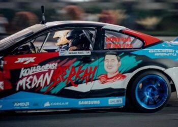 Totalitas Promosikan Medan, Bobby Nasution Adegan Drifting di Kawasan Objek Wisata
