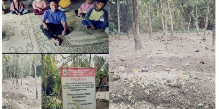 Tangisan Warga Pengkol Adanya Makam Liar Tak Berijin.