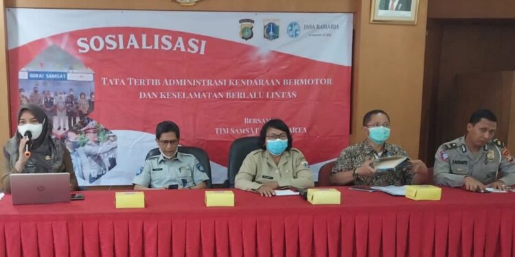 Jasa Raharja Cabang Utama Jakarta Gelar Sosialisasi Tata-Tertib Kendaraan Bermotor dan Keselamatan di Jalan