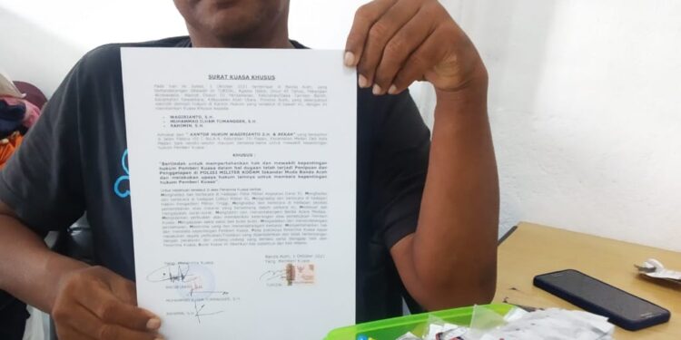 Korban Penipuan dan penggelapan Lapor Oknum Perwira TNI dan Rekannya ke Penegak Hukum