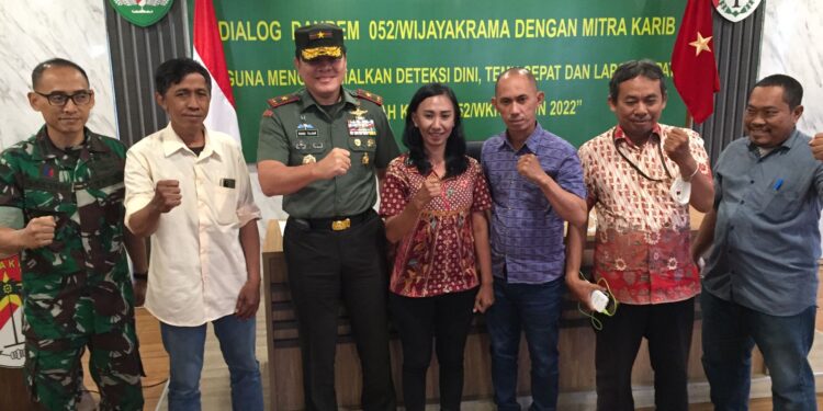 Danrem 052/Wkr Ajak Mitra Karib Antisipasi Segala Bentuk Ancaman Radikalisme, Terorisme dan Intoleransi