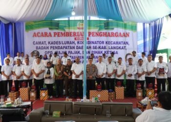 PAD Langkat 2021 Over Target, Afandin Harapkan Camat, Lurah & Kades Tingkatkan PBB-P2