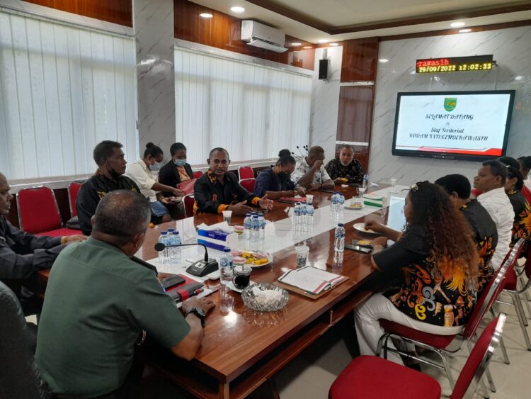 LMA Kota Jayapura Bersilaturahmi Dengan Aster Kodam XVII Cenderawasih