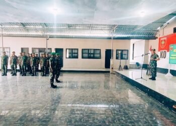 Komandan Kodim 1418/Mamuju Pimpin Acara Korps Kenaikan Pangkat