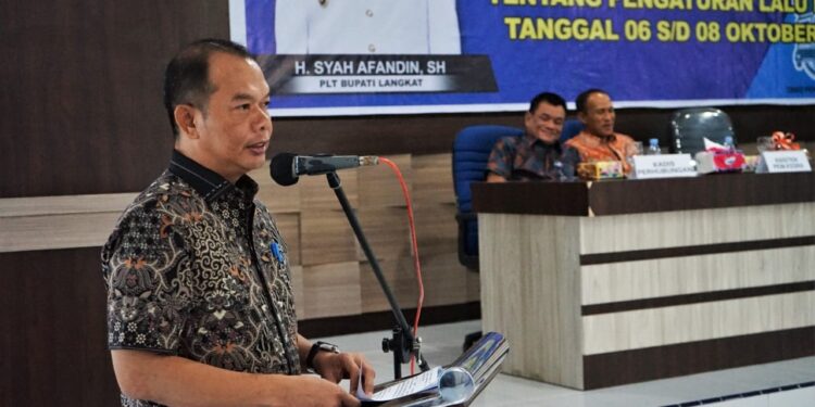 Dishub Langkat Gelar Bimtek Peningkatan SDM Pengaturan Lalu Lintas