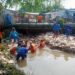 Antisipasi Banjir DLH Angkat Sampah Dikali Baru Barat Bojong Gede