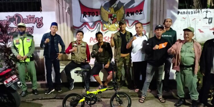Tiga Pilar Kecamatan Jati Asih Lakukan Patroli dan Siskamling Antisipasi Geng Motor dan Tawuran