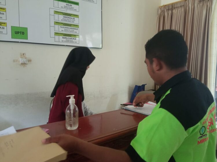 PK SBSI 1992 PT BCPA Serahkan Berkas Permohonan Pencatatan Serikat Buruh ke Dinas Tenaga Kerja Kabupaten Kutai Barat