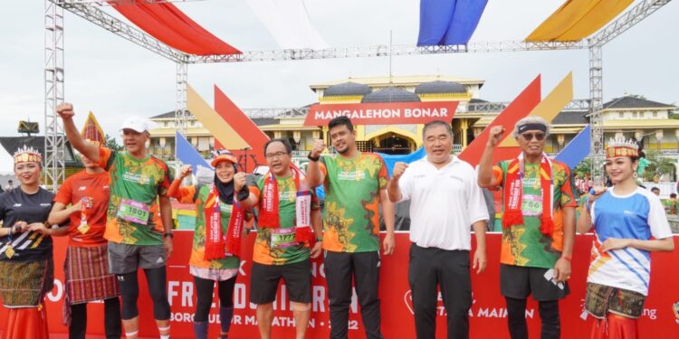Dukung Sport Tourism Medan, Bobby Nasution Apresiasi Digelarnya Friendship Run Borobudur  Marathon 2022
