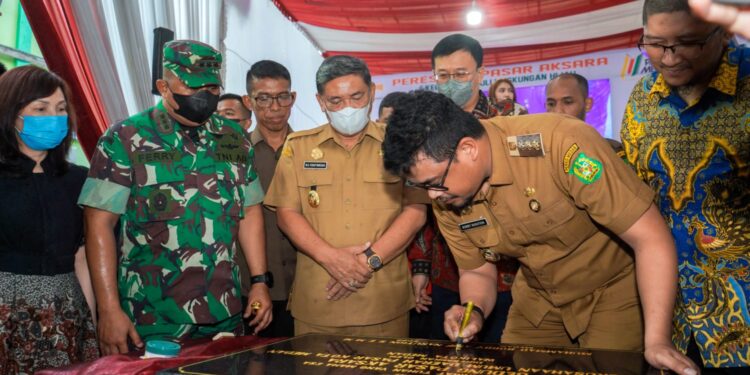 Resmikan Pasar Aksara, Bobby Nasution Minta PUD Pasar Selesaikan Semua Persoalan & Layani Pedagang Dengan Baik