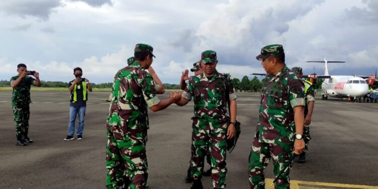 Kasdam XIV Hasanuddin Kunker ke Sulbar Dalam Rangka Peninjauan Lokasi Ketahanan Pangan