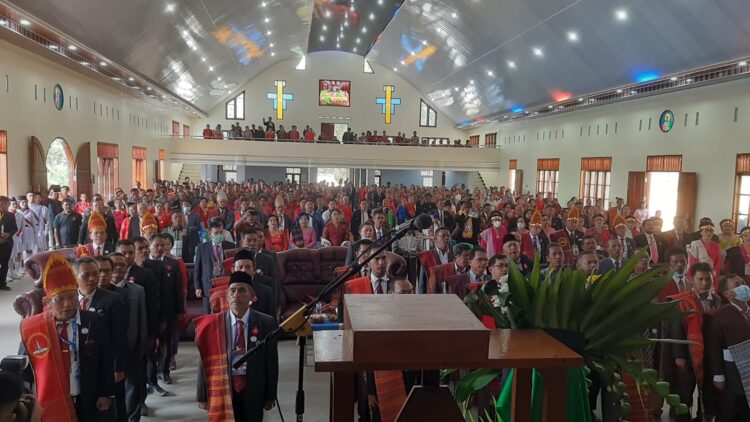 Acara Partangiangan Bolon Pomparan Sigodangulu Sihotang Berlangsung Meriah