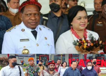 Pj.Gubernur Papua Pegunungan Akhirnya Diakui Secara Adat Untuk Mengunakan Marga Kogoya dan Dipakaikan Topi Kepala Suku Kogoya