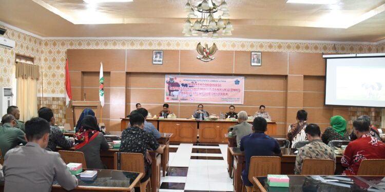Bupati Djohan Buka Rakor Satgas Pengendalian Penyakit Mulut dan Kuku