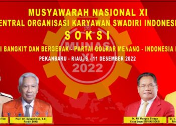 Persiapan MUNAS SOKSI XI di hotel Grand Jatra, Pekanbaru