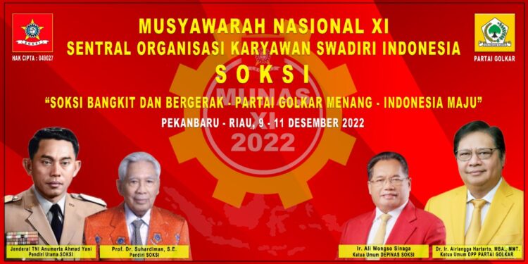 Persiapan MUNAS SOKSI XI di hotel Grand Jatra, Pekanbaru