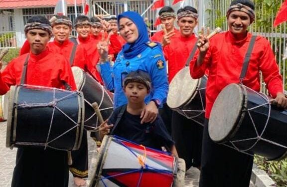 Warga Binaan Lapas Padang Tampilkan Gandang Tabuah Berkolaborasi dengan Sanggar Kesenian Darak Badarak Pariaman