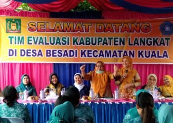 PKK Langkat Evaluasi Pembinaan kepada PKK Desa Besadi Kuala