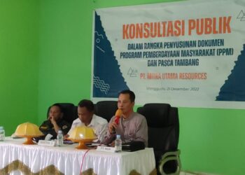 PemKab Konawe Utara Bersama Kuasa Direktur PT MUR Konsultasi Penyusunan PPM