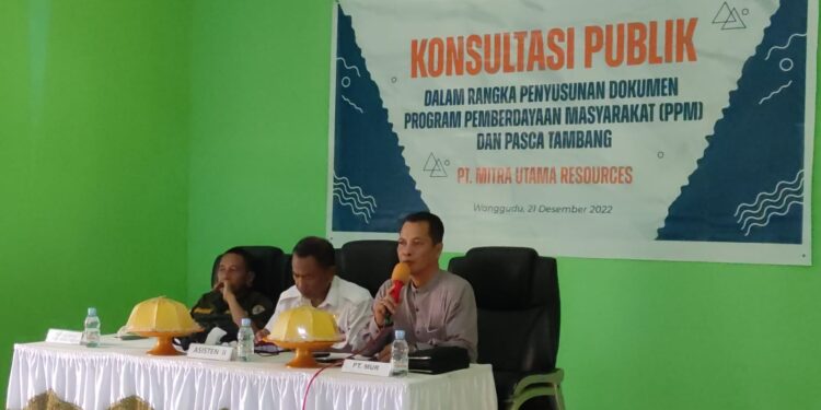 PemKab Konawe Utara Bersama Kuasa Direktur PT MUR Konsultasi Penyusunan PPM