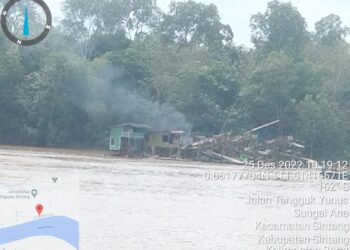 PETI Kembali Marak di Sintang, Tampak Jelas di Sepanjang Sungai Kapuas dan Sungai Melawi