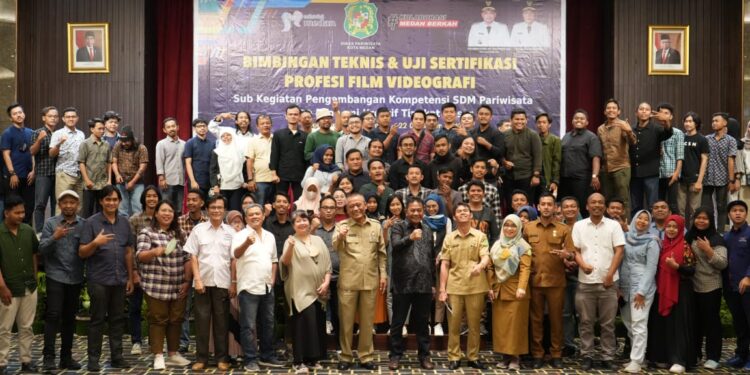 Dinas Pariwisata Kota Medan Gelar Bimbingan Teknis & amp, Uji Sertifikasi Profesi Film Videografi