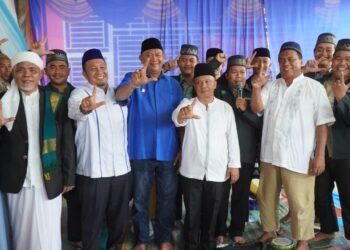 Syah Afandin Letakkan Batu Pertama Pembangunan Masjid Raya di Salapian: InsyaAllah Membawa Berkah