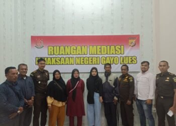 Kejari Gayo Lues Fasilitasi Perdamaian Perkara Perkelahian Sesama Perempuan
