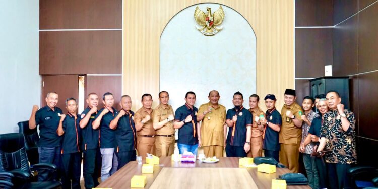 Plt Bupati Langkat H Syah Afandin SH Terima Audiensi Pemuda Mesjid Mengaji dan Joko Tingkir
