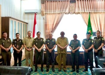 Plt Bupati Langkat H Syah Afandin SH Terima Kunjungan Asisten Pidana Militer Kejaksaan Tinggi Sumatera Utara