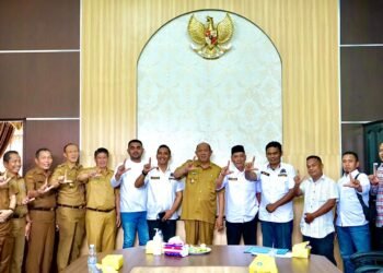 Plt Bupati Langkat H Syah Afandin SH Terima Audiensi Lembaga Pemberdayaan Masyarakat