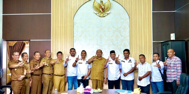 Plt Bupati Langkat H Syah Afandin SH Terima Audiensi Lembaga Pemberdayaan Masyarakat