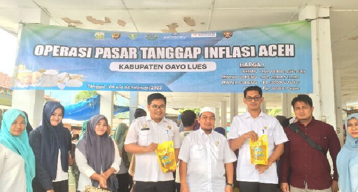 Kendalikan Inflasi, Disperindag Aceh dan Pemkab Gayo Lues Gelar Pasar Murah