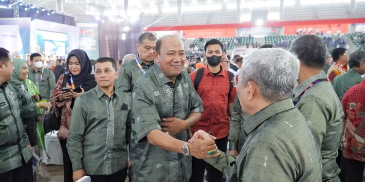 Plt Bupati Langkat Hadiri Puncak HPN 2023 bersama Presiden Jokowi di Medan