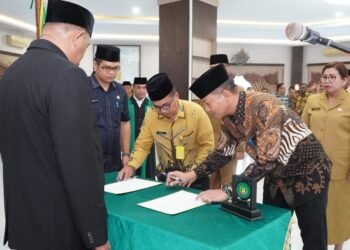 Plt Bupati Langkat Lantik 8 Pejabat Eselon II, Ingatkan Tiga Peran Pemimpin