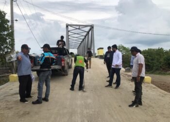 Warga Adakan Kenduri, Syukuran Atas Pembangunan Jembatan Desa Pasar Rawa