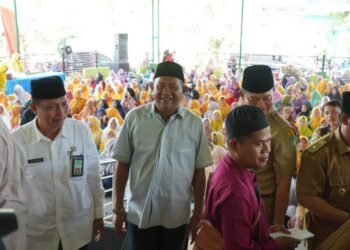 Hadiri Isra’ Mi’raj di Kecamatan Selesai, Syah Afandin Didoakan Terus Pimpin Langkat Hingga 2029