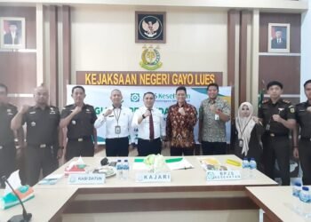 Gandeng BPJS, Kejari Gayo Lues Teken MoU BPJS Kesehatan Cabang Tapak Tuan
